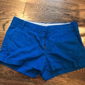 Blue Jcrew chino shorts size 4 3inch length